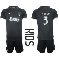 Koszulka piłkarska Juventus Gleison Bremer #3 Strój Trzeci dla dzieci 2023-24 tanio Krótki Rękaw (+ Krótkie spodenki)